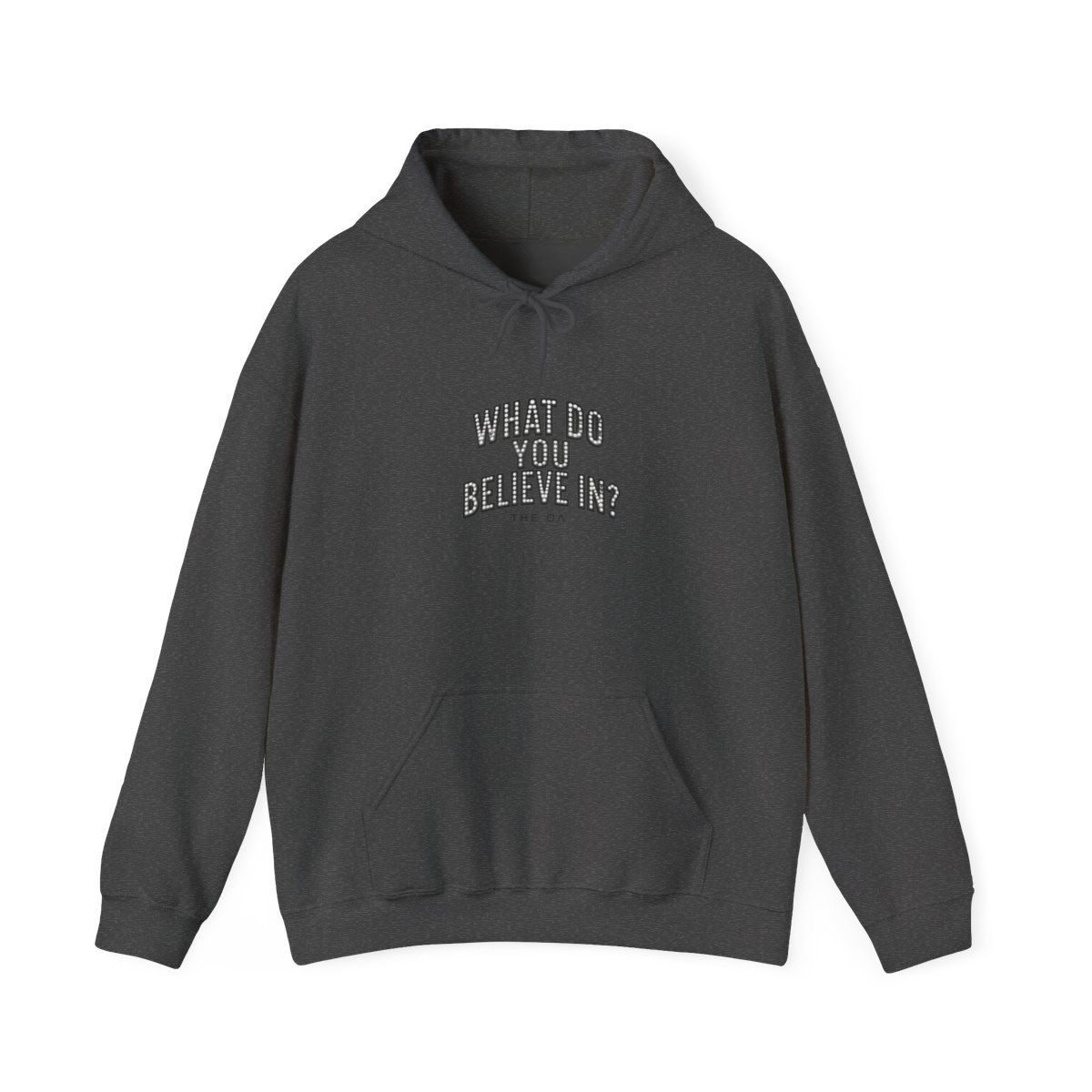The OA "What do you believe in?" Hoodie - alternate angle 5, merchandise